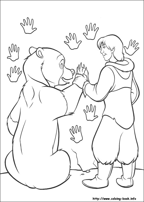 Brother Bear coloring picture